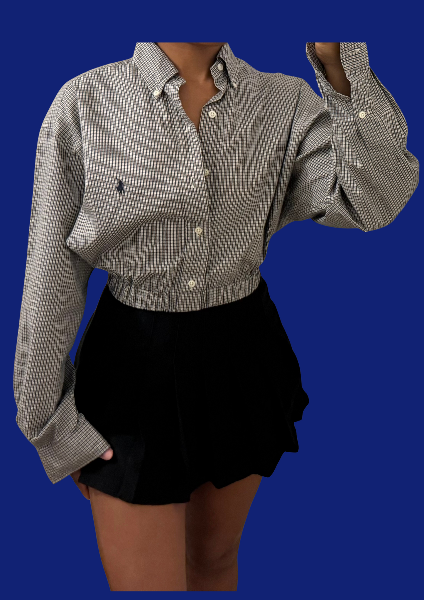 Chemise cropée Ralph Lauren