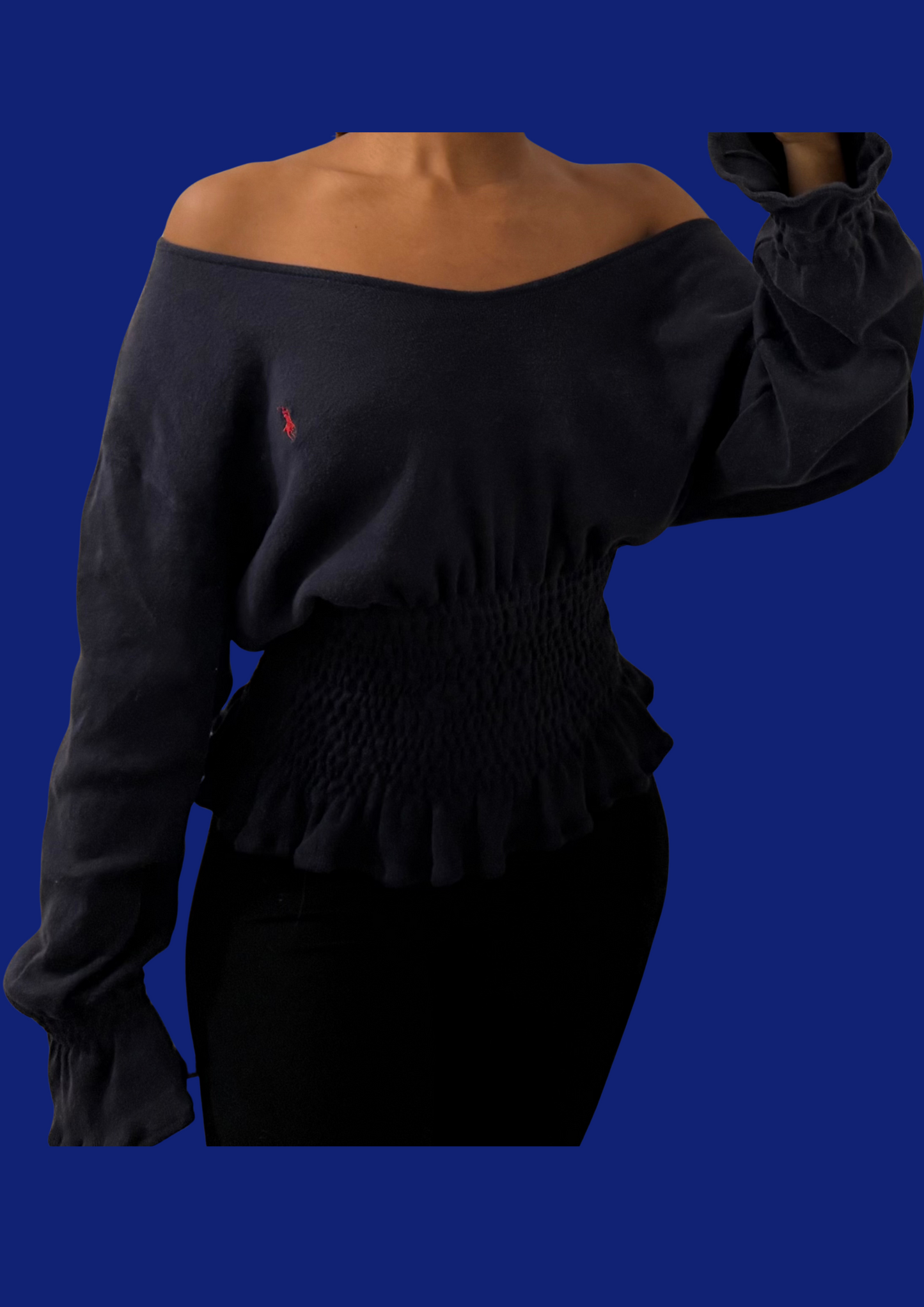 Pull cintré bleu marine Tommy Hilfiger