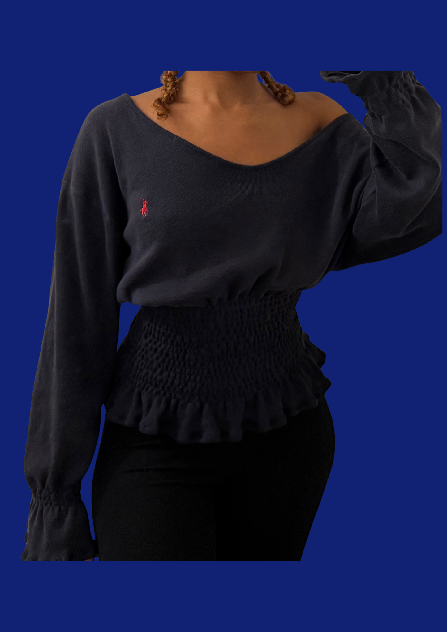 Pull cintré bleu marine Tommy Hilfiger