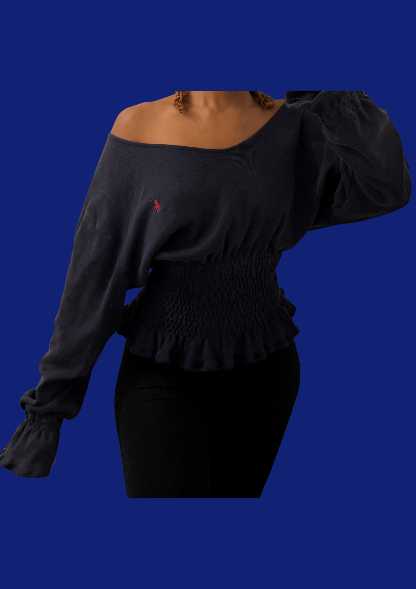 Pull cintré bleu marine Tommy Hilfiger