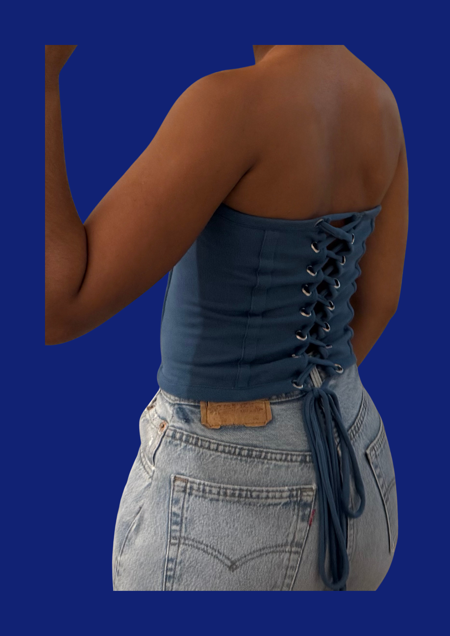 Corset Lacoste upcyclé