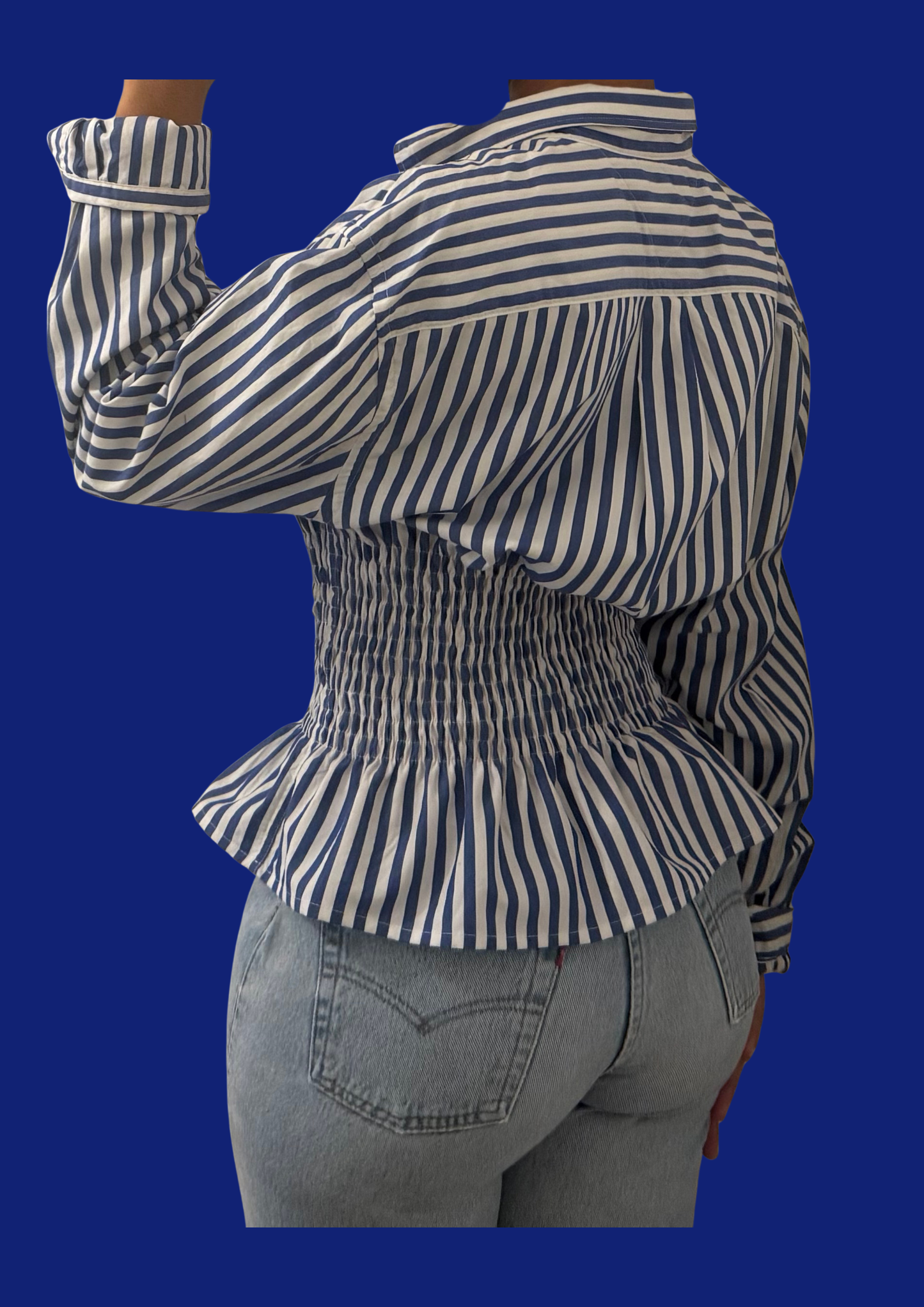 Chemise cintrée Tommy Hilfiger upcyclée