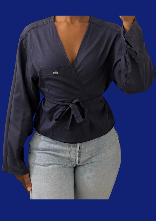 Kimono Lacoste upcyclé