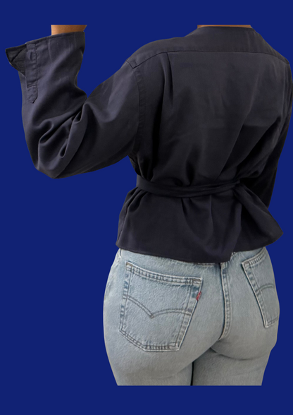 Kimono Lacoste upcyclé