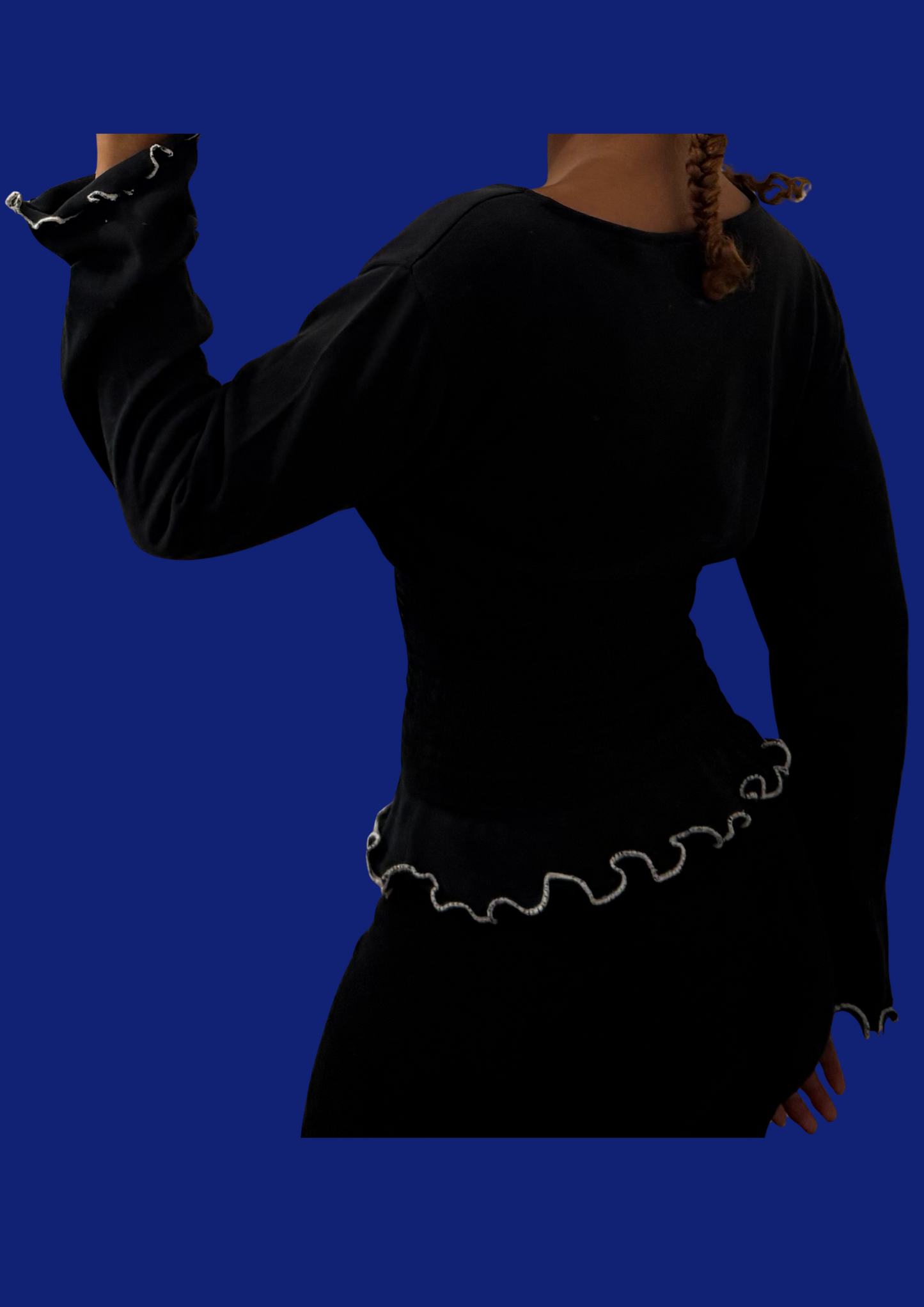 Pull cintré noir Tommy Hilfiger