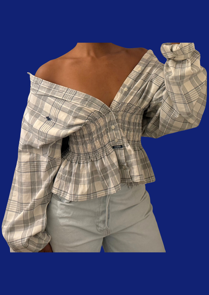 Chemise Ralph Lauren cintrée upcyclée