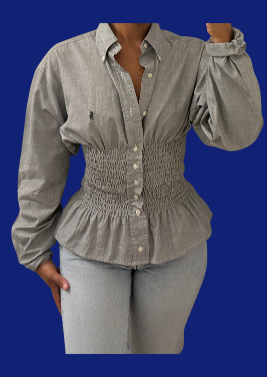 Chemise Ralph Lauren cintrée upcyclée