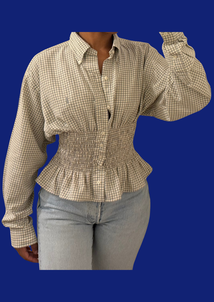 Chemise Ralph Lauren cintrée upcyclée