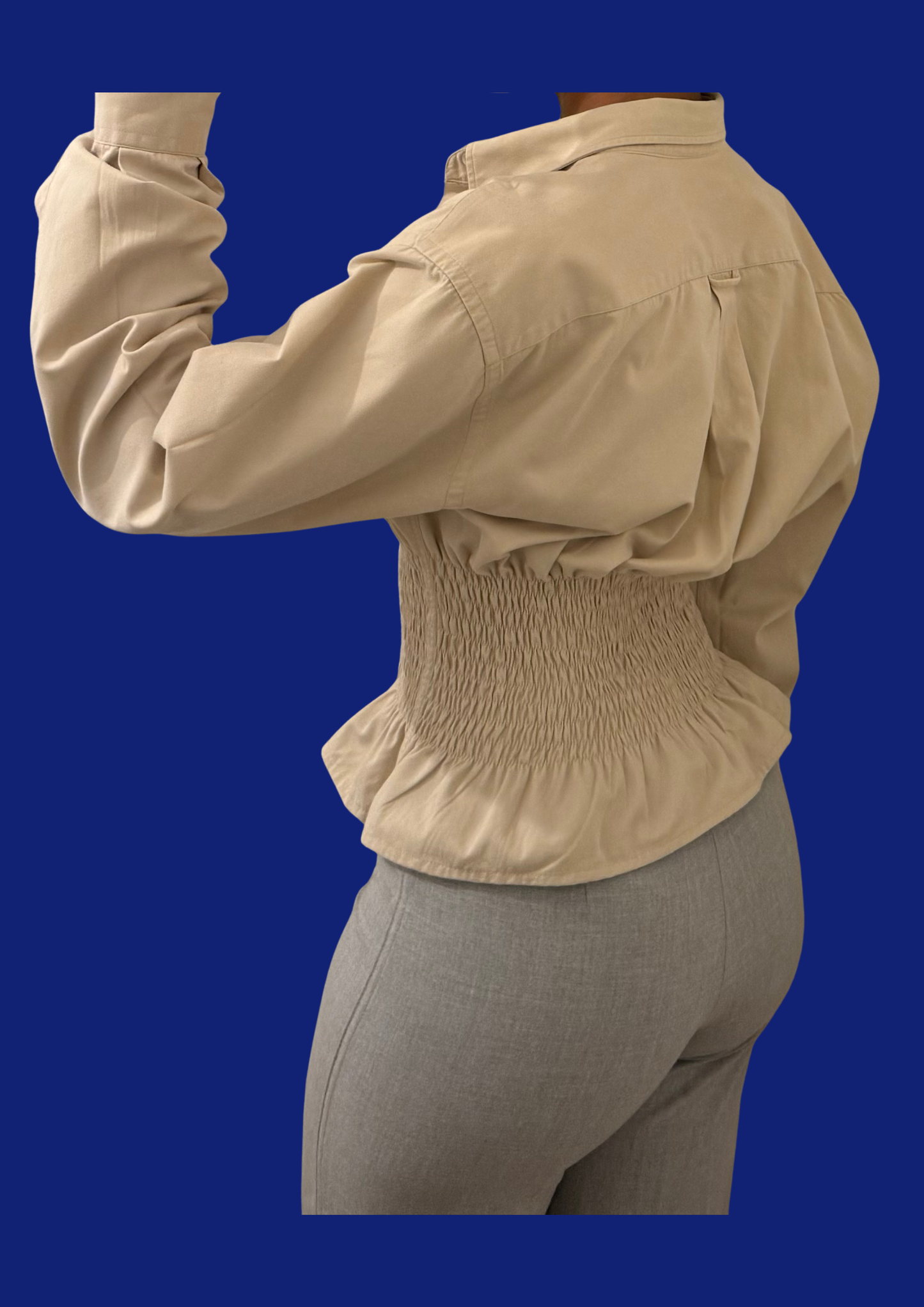 Chemise Lacoste cintrée upcyclée