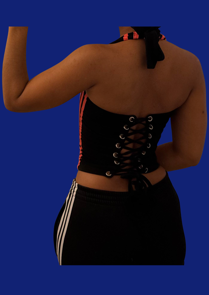 Corset Adidas upcyclé