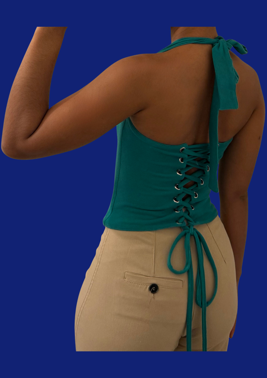 Corset Lacoste upcyclé