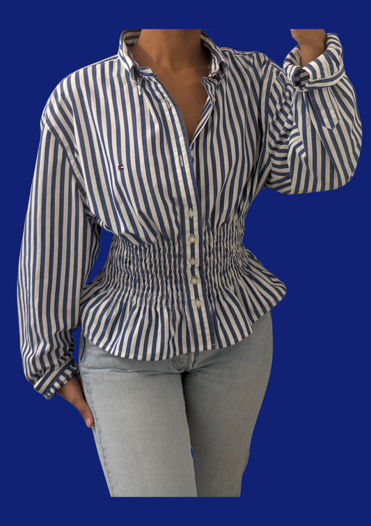 Chemise cintrée Tommy Hilfiger upcyclée